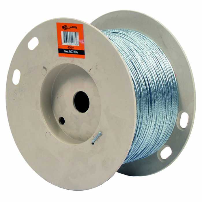 Fil d'acier tressé 2,0mm - 6kg - 400m