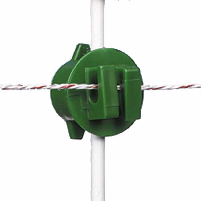 Isolateur à écrou, vert ø8,5-13mm (250 pcs)