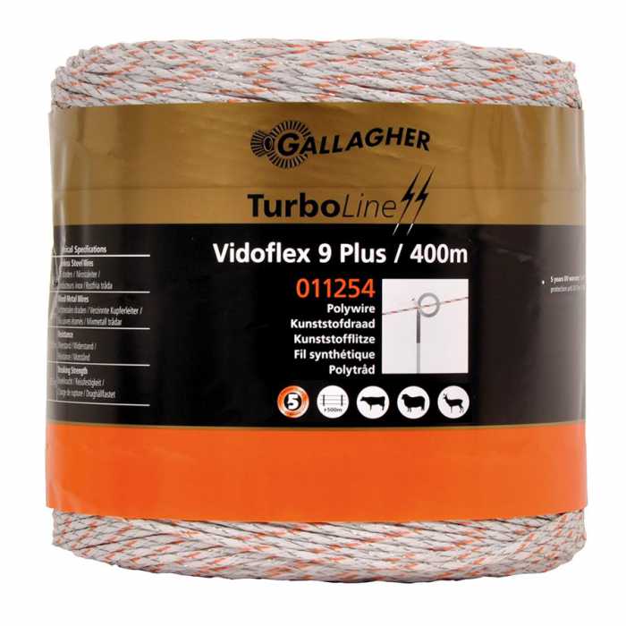 Vidoflex 9 TurboLine Plus blanc 400m