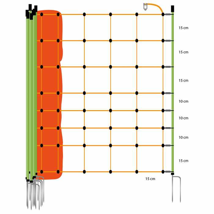 Filet Moutons, orange 90/2-14/V-50m