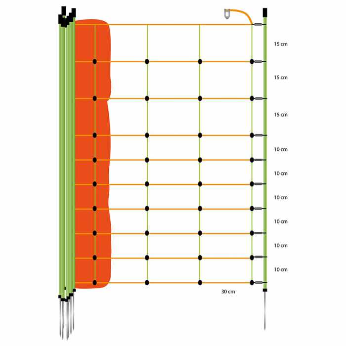 Filet Chèvres Combi, orange 105/1W14/V-50m