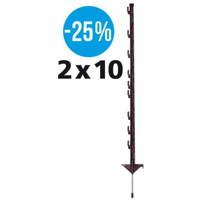Paquet DUO Piquet Vario terra 1,00m (2x10)
