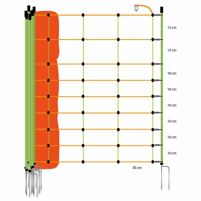 Filet Moutons Combi, orange90/2-14/V-50m