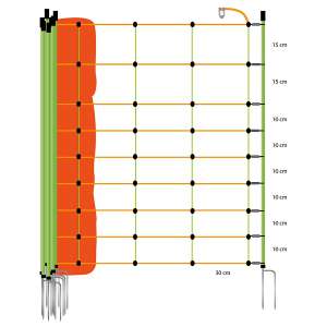 Photo de Filet Moutons Combi, orange90/2-14/V-50m