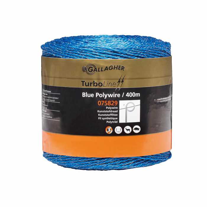 TurboLine Fil synthétique bleu 400m