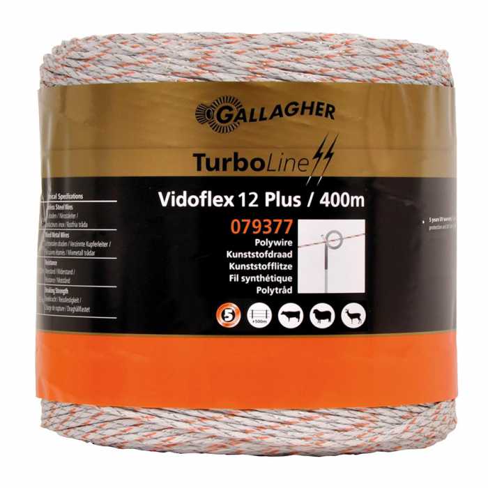 Vidoflex 12 TurboLine Plus blanc 400m