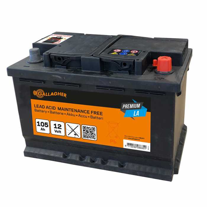 Premium Batterie plomb/acid 12V/105Ah - 353x175x190
