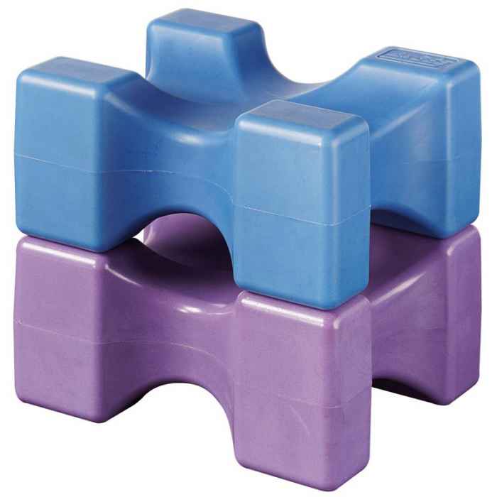 Mini Cube d'obstacle Bleu