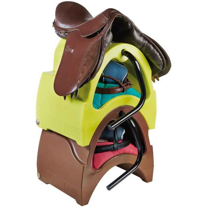 Saddle Box roulant Pistache