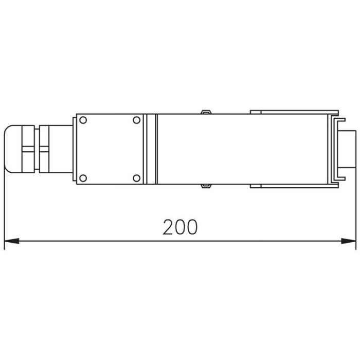 Kit alimentation DOMOCLIK 1 départ + 1 terminaison pour ruban C