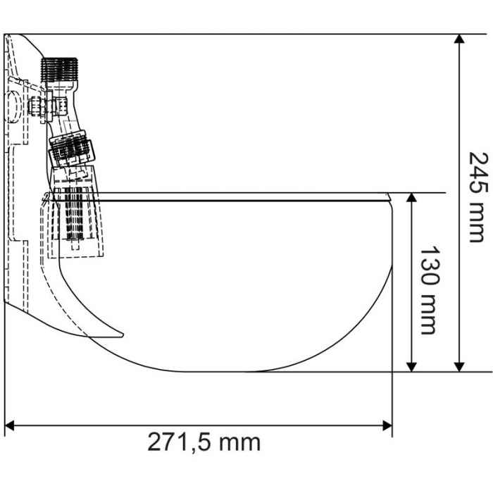 PI 12, Inox-Inox-Tube (sac)