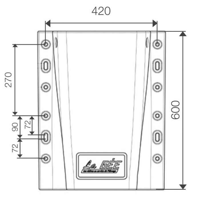 THERMO M 600 (résine moussée) avec 4 étriers