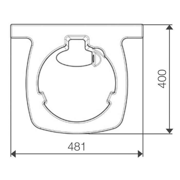 THERMO M 600 (résine moussée) avec 4 étriers