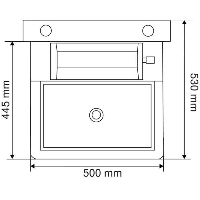 POLYBAC simple 25 M avec Support métallique