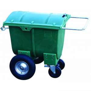 Photo de Chariot aliment PRO-FEED 230L. vert, BREVETE