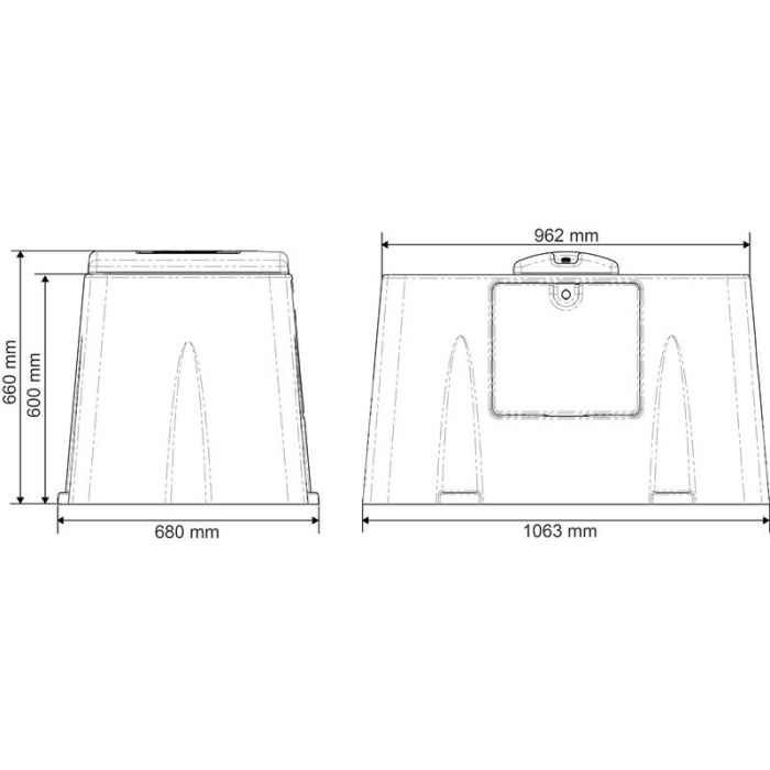 POLYCLEAN NC double 42L/mn Non chauffant, racc.3/4 laiton