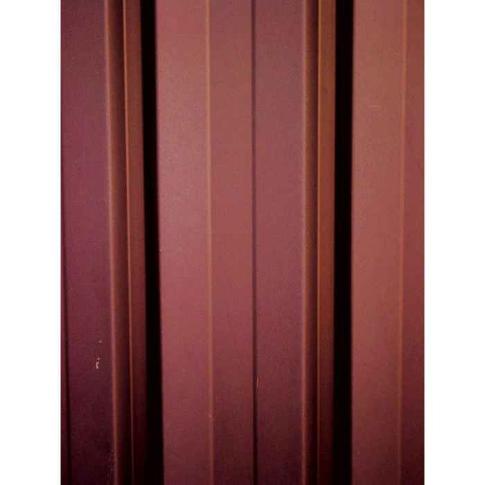 Abri 3,18x3,18 Bardage agricole Douglas 19 mm Bordeaux