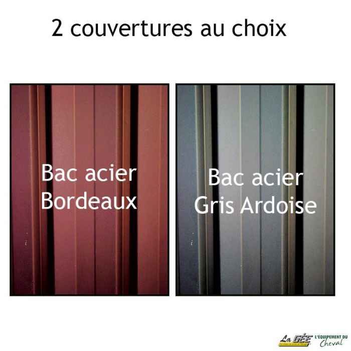 Abri 3,18x3,18 Clin Douglas 42 mm Bordeaux