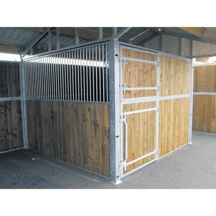 Box  3 x 3 m double pente Douglas toiture fibro-ciment