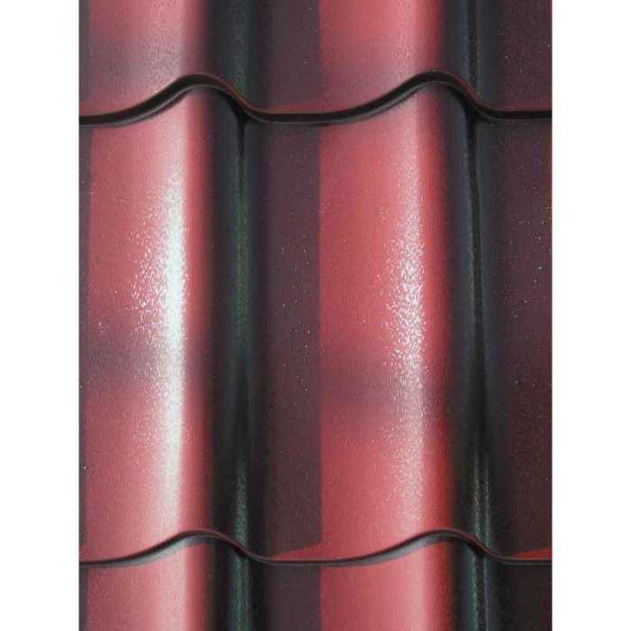 Extension 3 x 3 m double pente Pin du Nord toiture alu zinc bordeaux