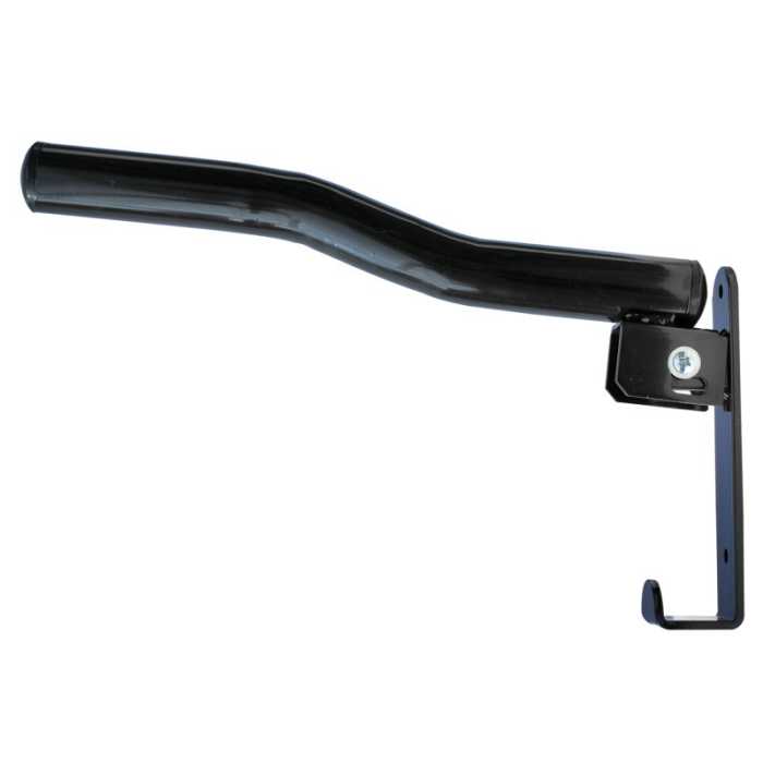 Porte-selle escamotable Noir