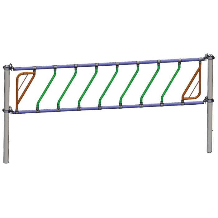 Barre de protection extensible Anti passage animaux diam. 60mm 0,58/0,78m