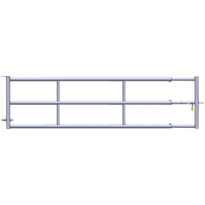 Barrière 4/5m 3 Lisses diam.60,3mm H:0,79m pour passage robot racleur
