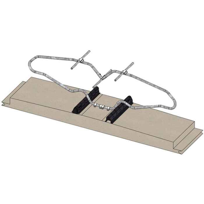 Bat-flanc de logette ''Europe adulte'' diam.60.3 Lg 1,95 m