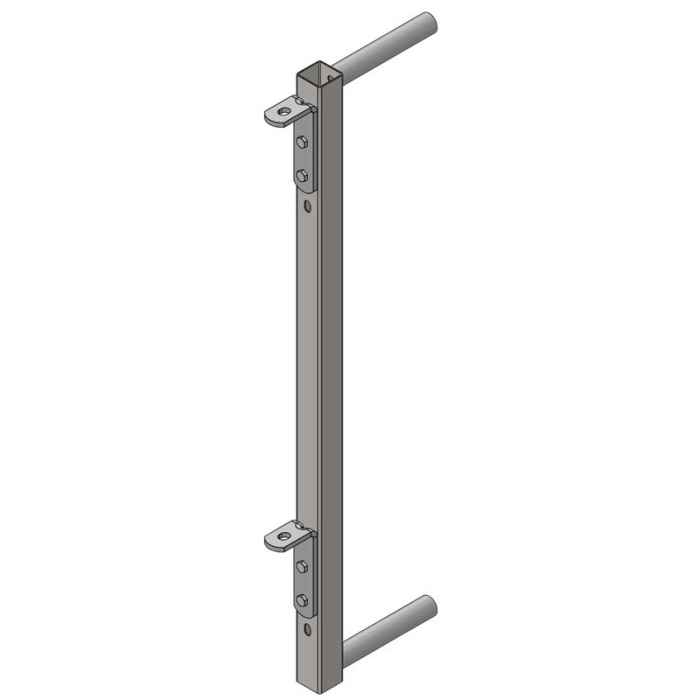 Embout panneaux réglable pour cloison à veaux barreaudées diam. 25 mm