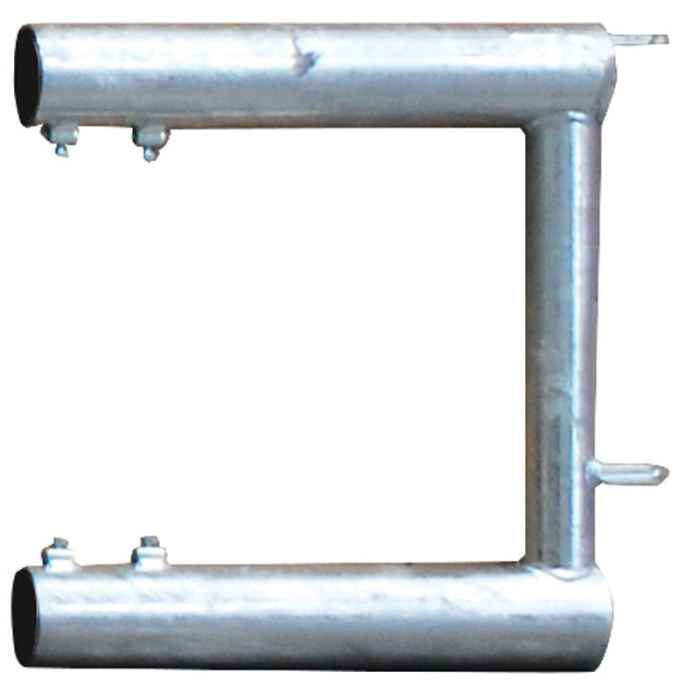 Embout supplémentaire pour barrière d'alimentation 2 lisses diam. 76 mm