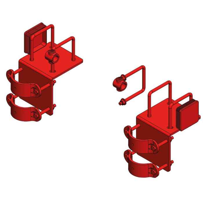 Kit pose et finition pour passage finger gate (s/poutre 100x100mm) 