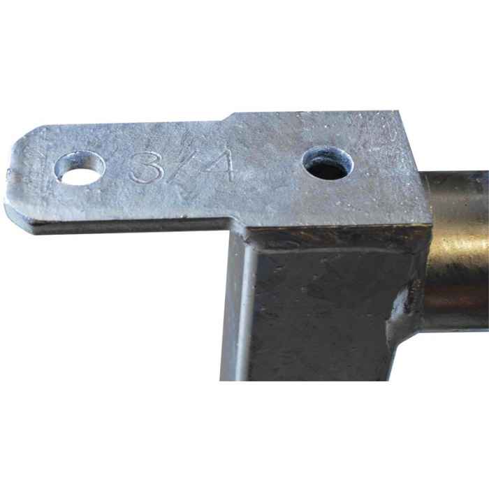 Panneau 2/3m 3 Lisses diam.60,3mm H:0,79m pour passage robot racleur