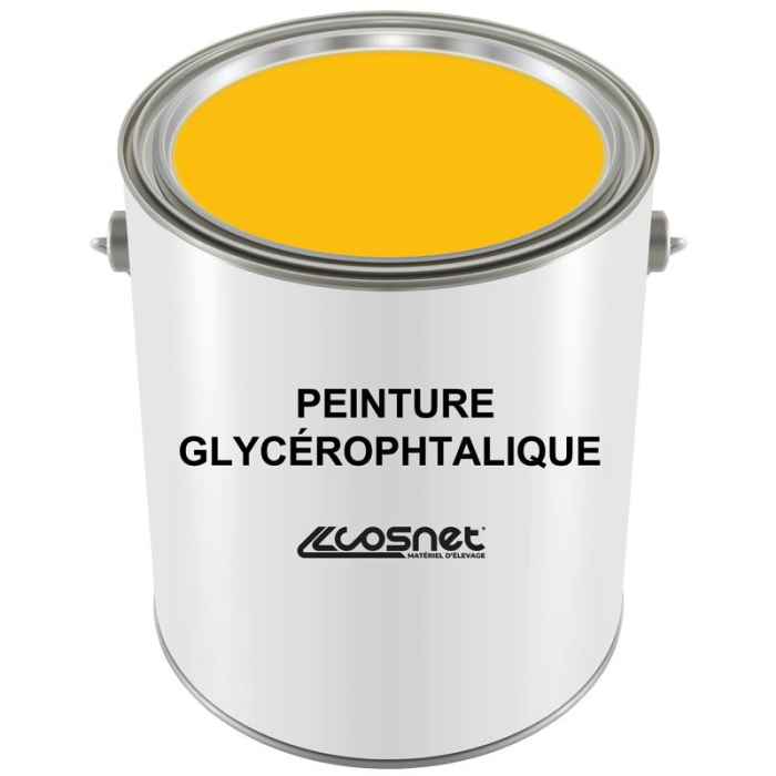 Pot de 1 kg de peinture acrylique orange Cosnet