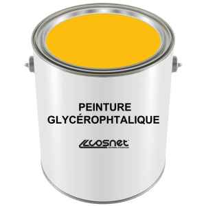 Photo de Pot de 1 kg de peinture acrylique orange Cosnet