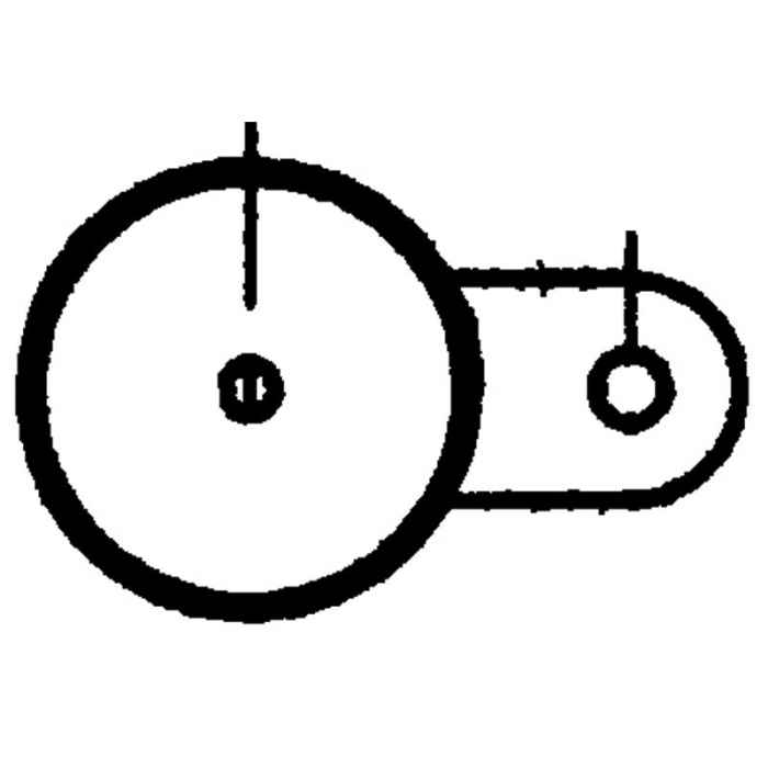 Poteau diam.102 (1 direction)  H=2,13m