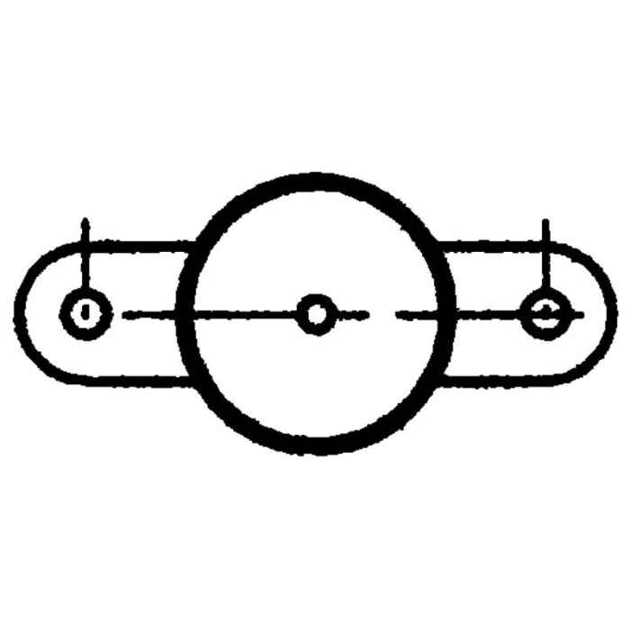 Poteau diam.102 (2 directions vis-à-vis) H=2,13 m