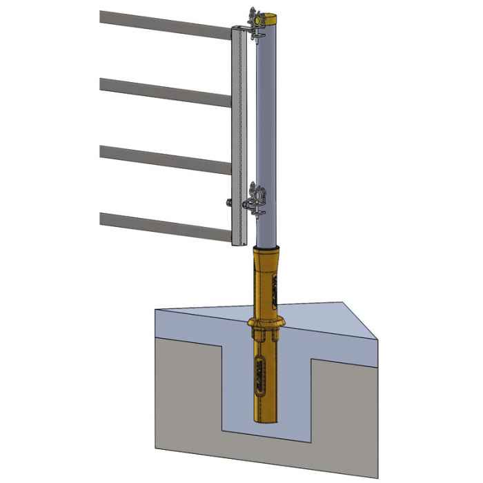 Protection PE ''ISOPROTEC'' pour poteau diam.102