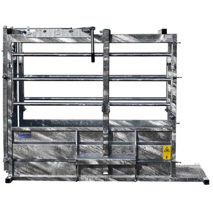 Cage de manipulation LFM - Parois largeur fixe - Panneaux latéraux tôlés à partie haute ouvrante