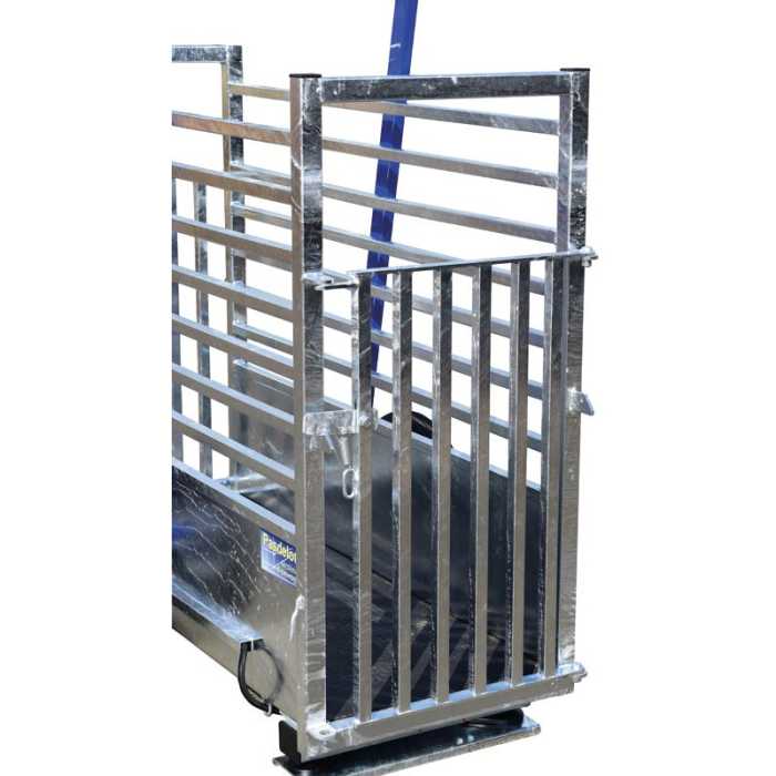 Cage de pesage roulante pour veaux