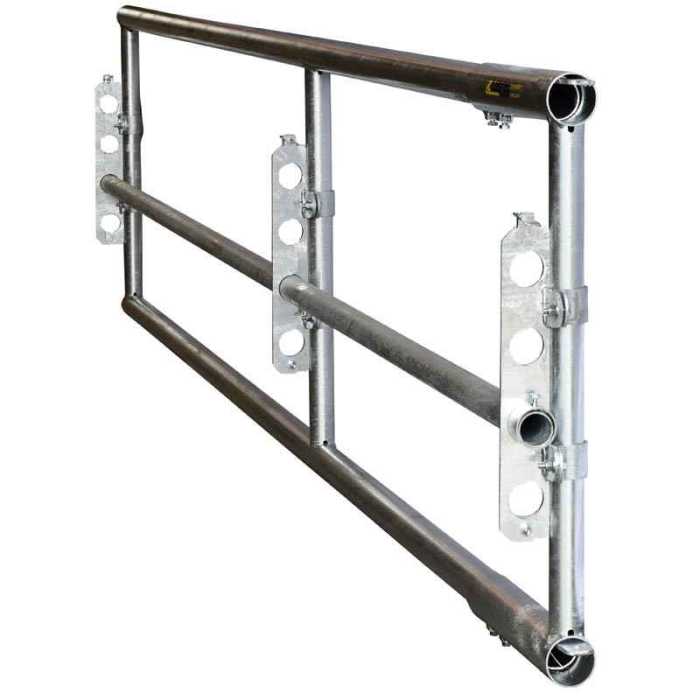 Barrière d'alimentation diam.76-3 lisses, dont 1 réglable diam.60,3 mm - 4 m