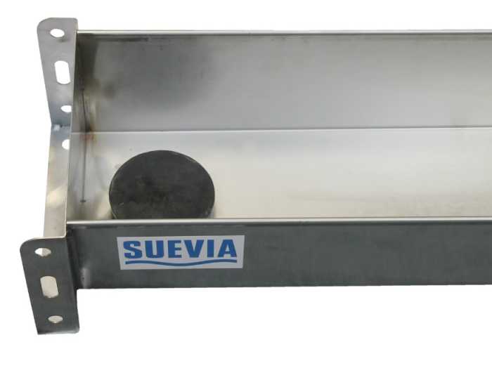 Abreuvoir pour oies 2,35 m en Inox