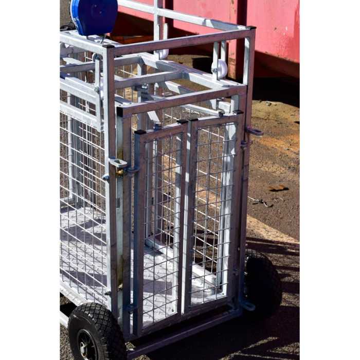 Cage de pesage roulante pour ovins SANS cadran de pesée