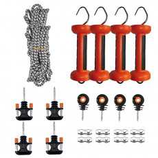Kit porte à cordon élastique multipack (4x 3/6m)