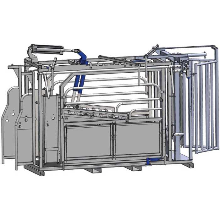 Système de poussée anti-recul pneumatique pour cages