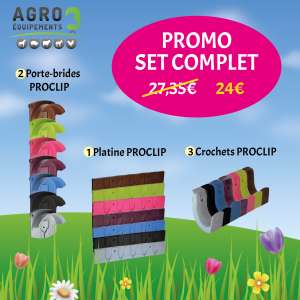 Photo de Promo set complet porte-brides, platine, crochets