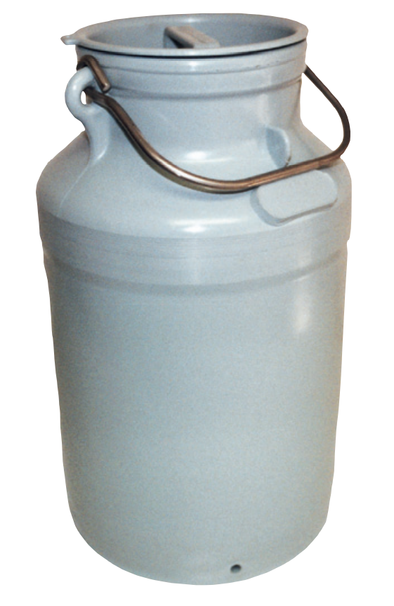 Cruche à lait 10 litres en PVC solide