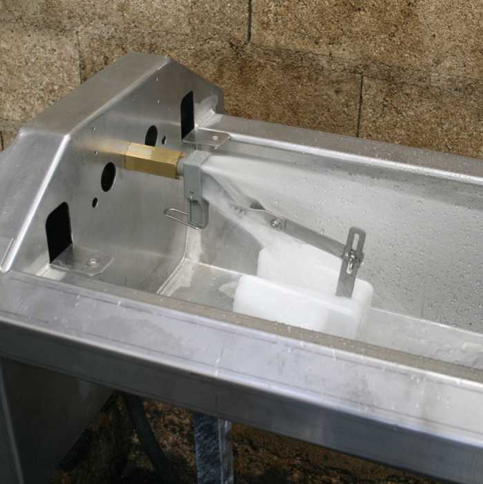 ABREUVOIR INOX À GRANDE VIDANGE GV460 POUR VACHES LAITIÈRES