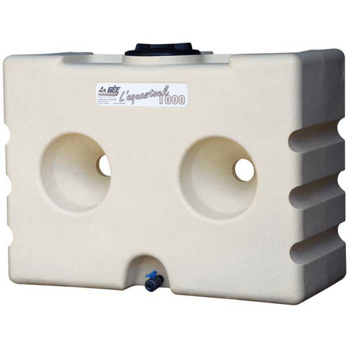 Récupérateur d'eau Aquastock 1000 L beige