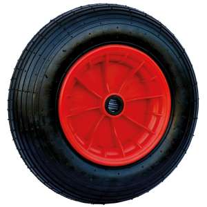 Photo de Roue gonflable avec jante plastique