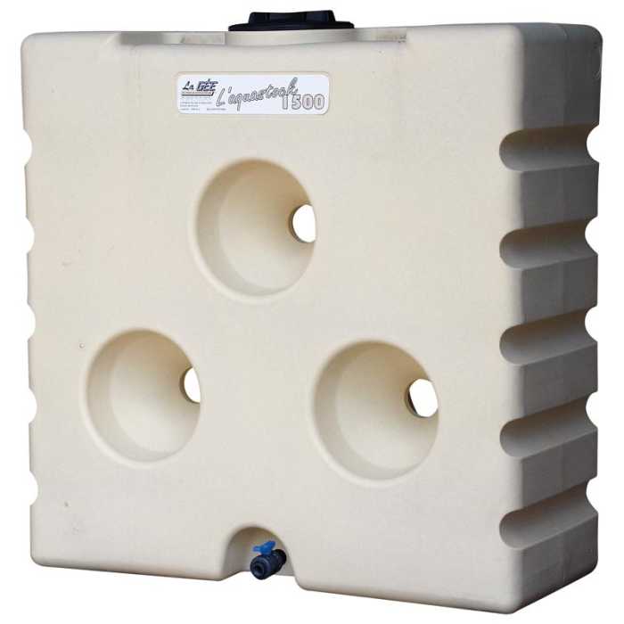 Récupérateur d'eau Aquastock 1500 L beige